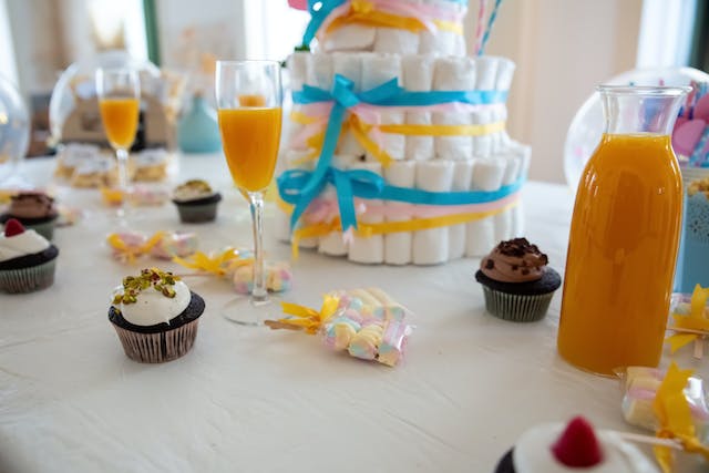 Créer une décoration de baby shower fait maison
